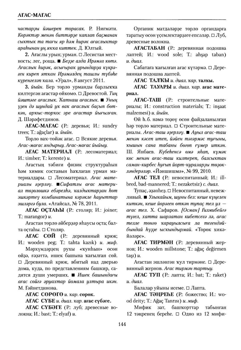 Башҡорт теленең академик һүҙлеге. Том I