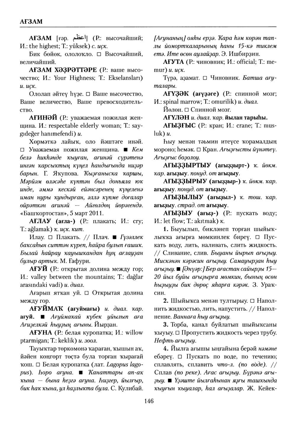 Башҡорт теленең академик һүҙлеге. Том I