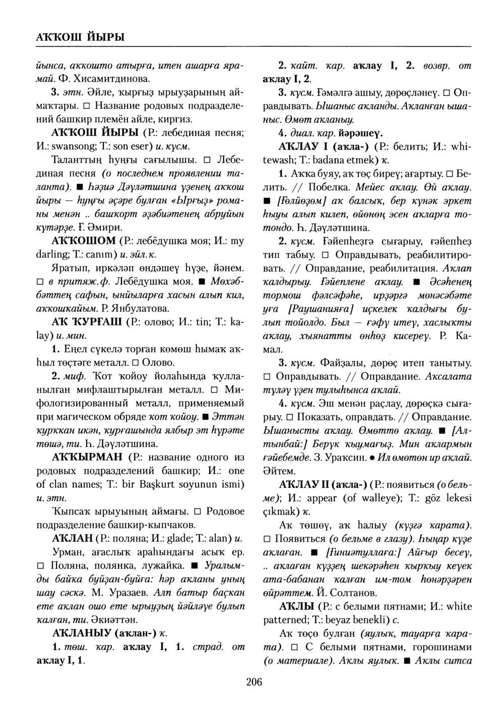 Башҡорт теленең академик һүҙлеге. Том I