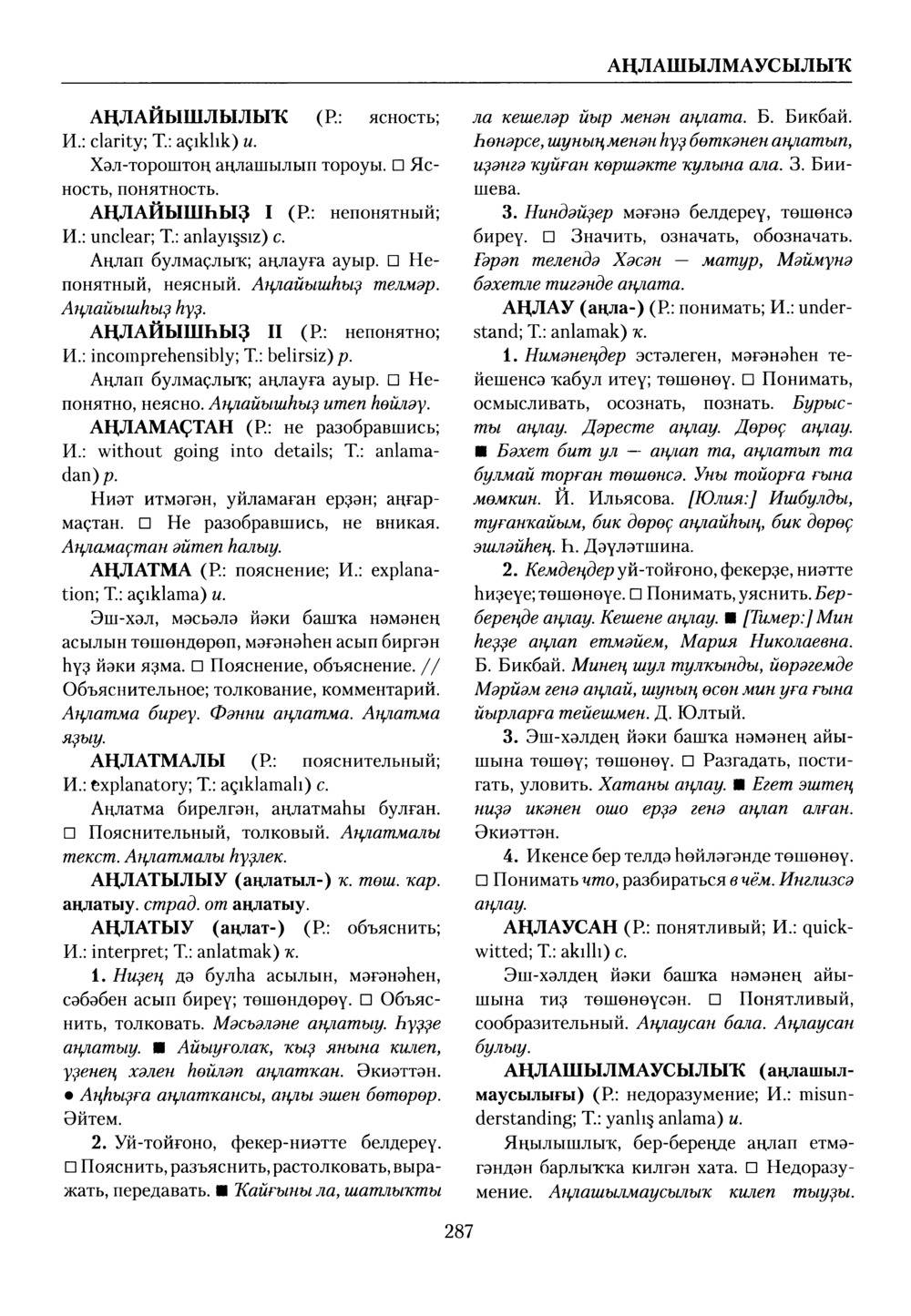 Башҡорт теленең академик һүҙлеге. Том I