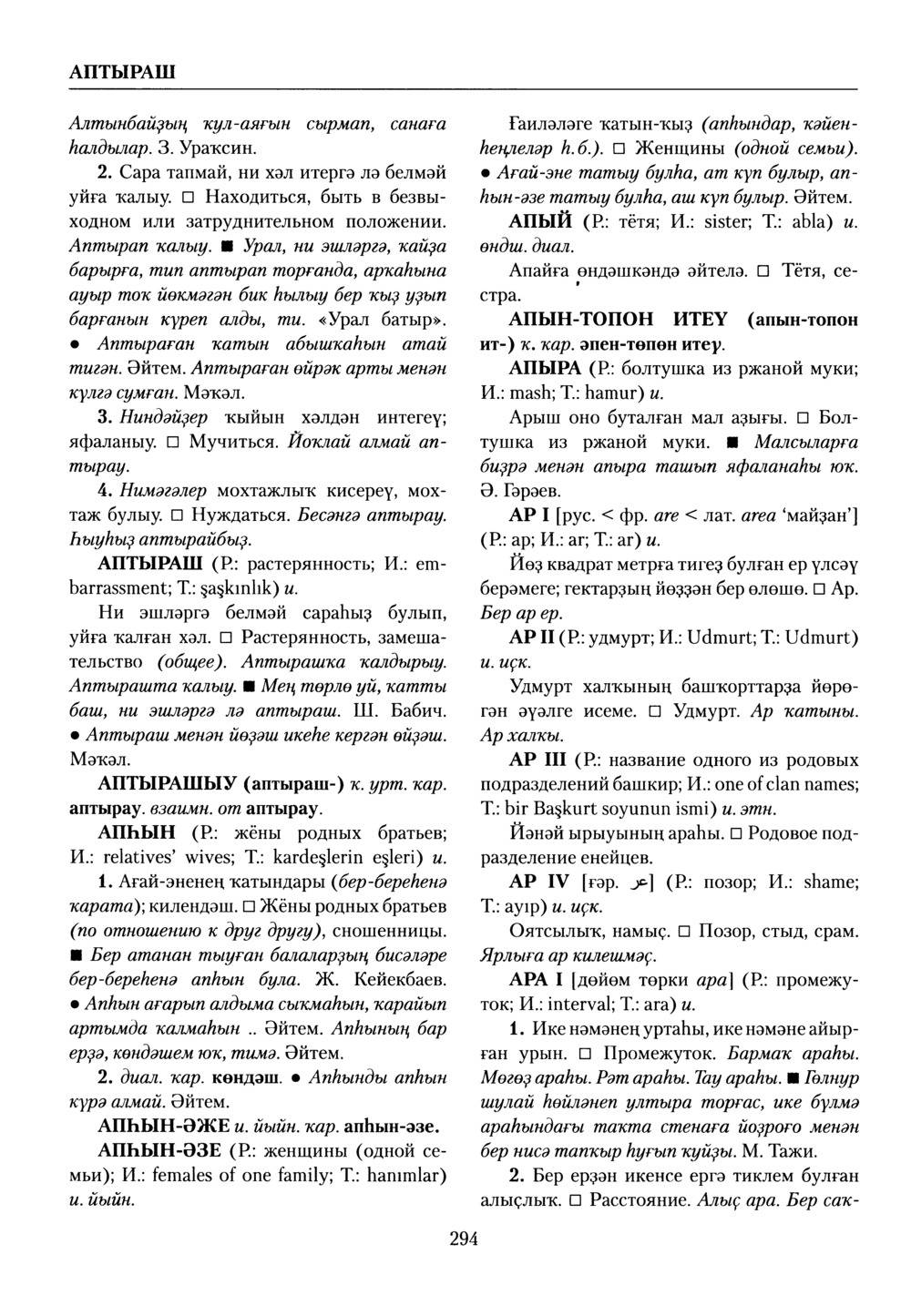 Башҡорт теленең академик һүҙлеге. Том I