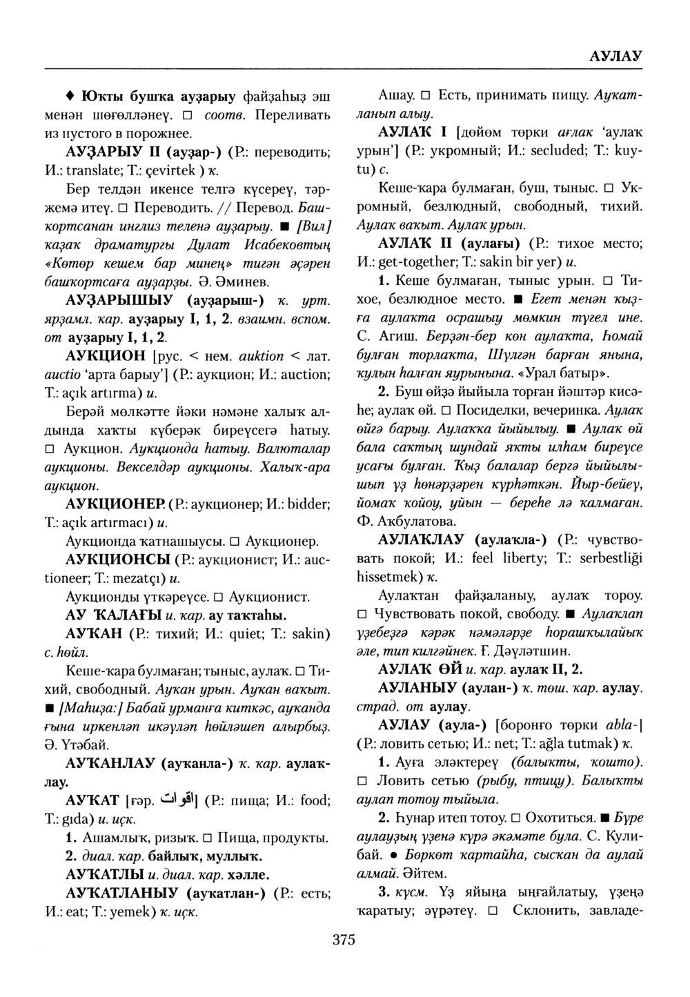 Башҡорт теленең академик һүҙлеге. Том I