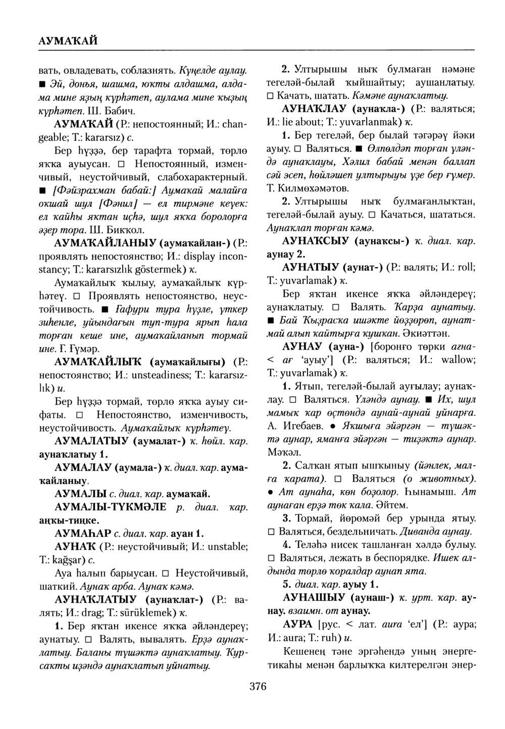Башҡорт теленең академик һүҙлеге. Том I