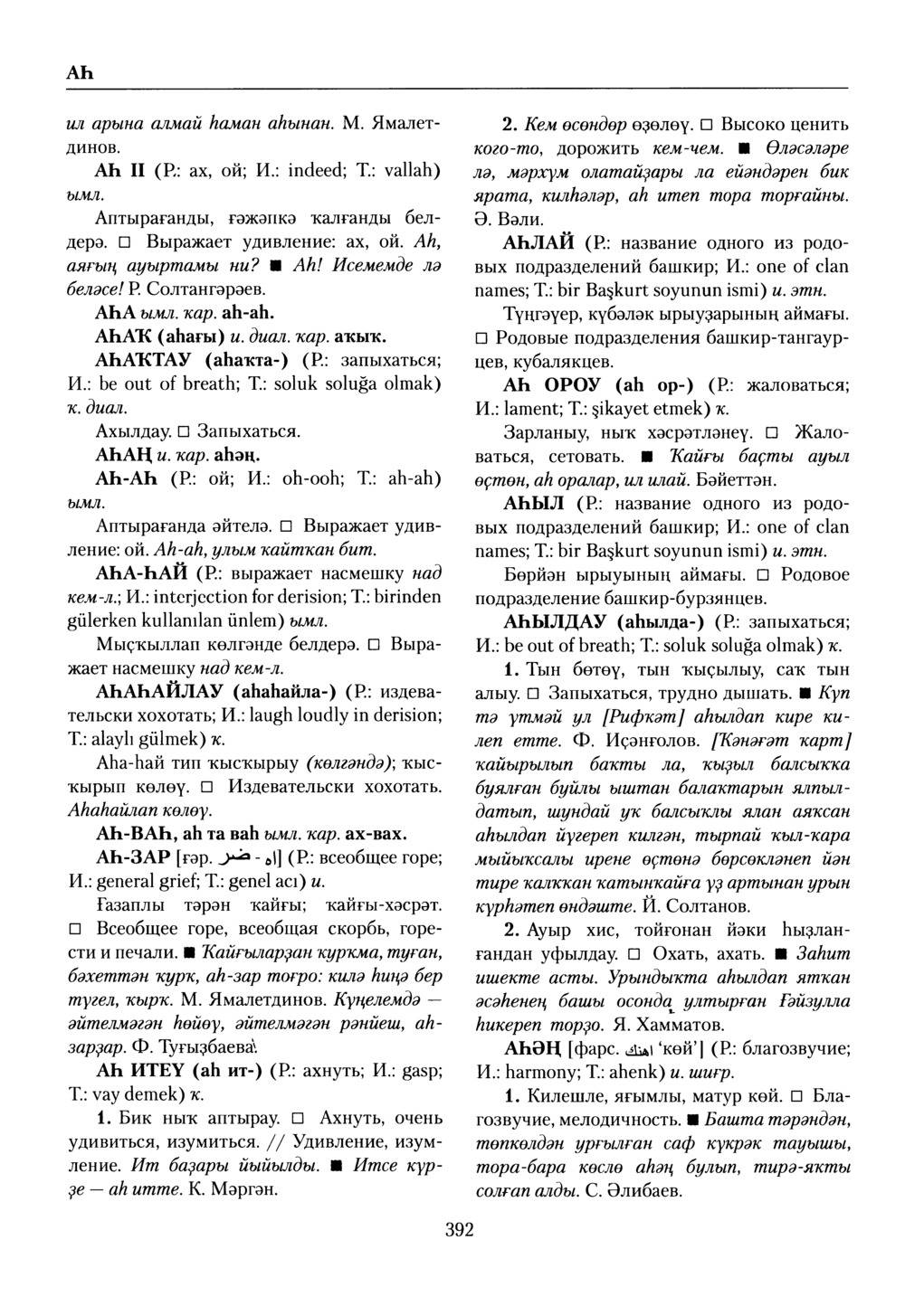 Башҡорт теленең академик һүҙлеге. Том I