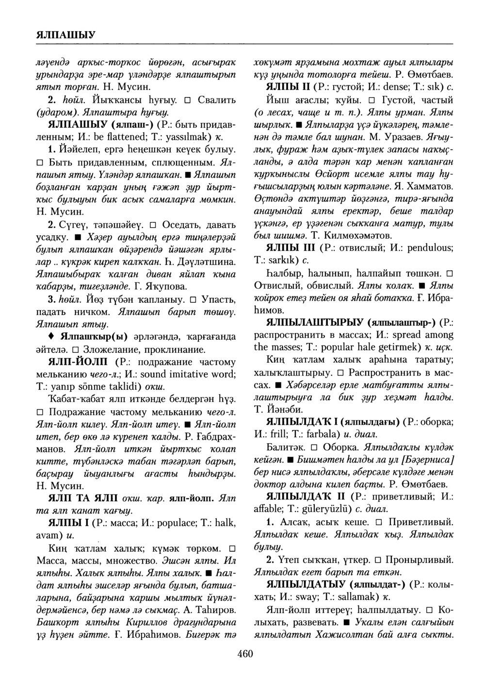 Башҡорт теленең академик һүҙлеге. Том X