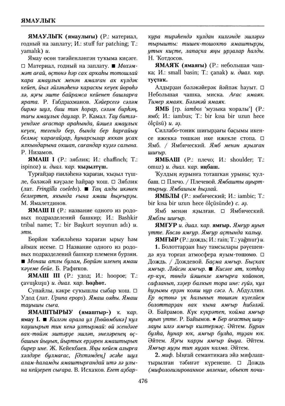 Башҡорт теленең академик һүҙлеге. Том X