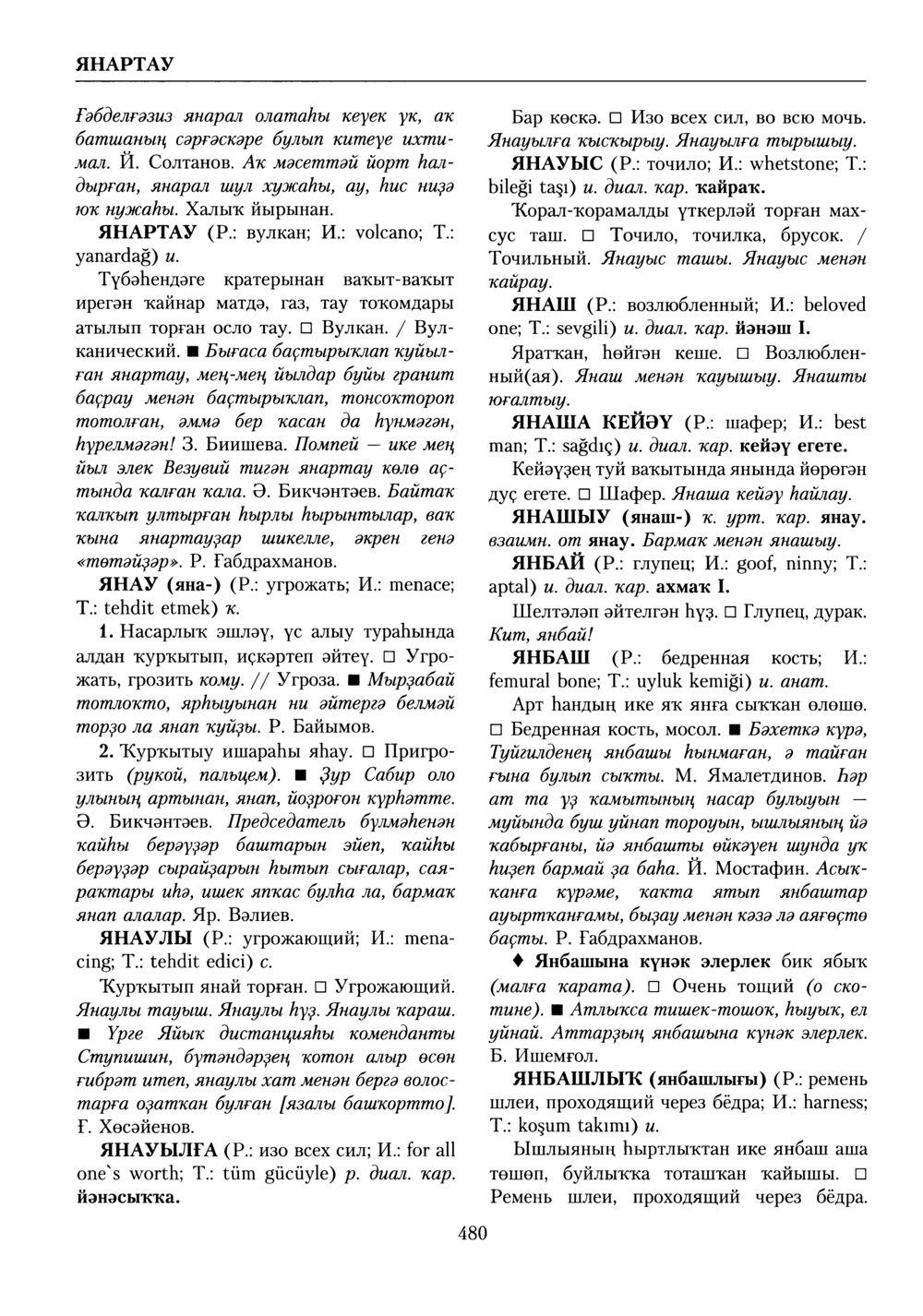 Башҡорт теленең академик һүҙлеге. Том X