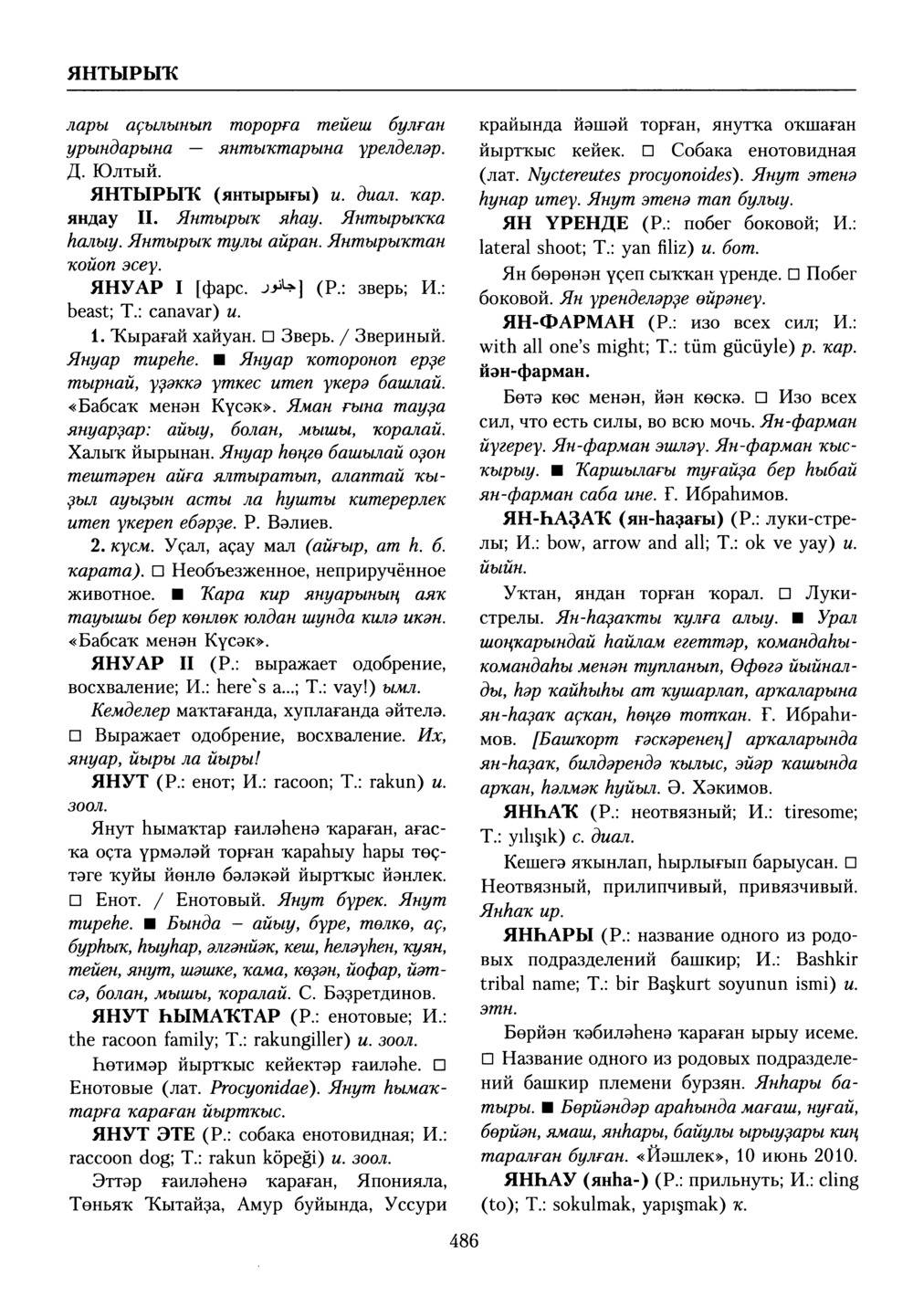 Башҡорт теленең академик һүҙлеге. Том X