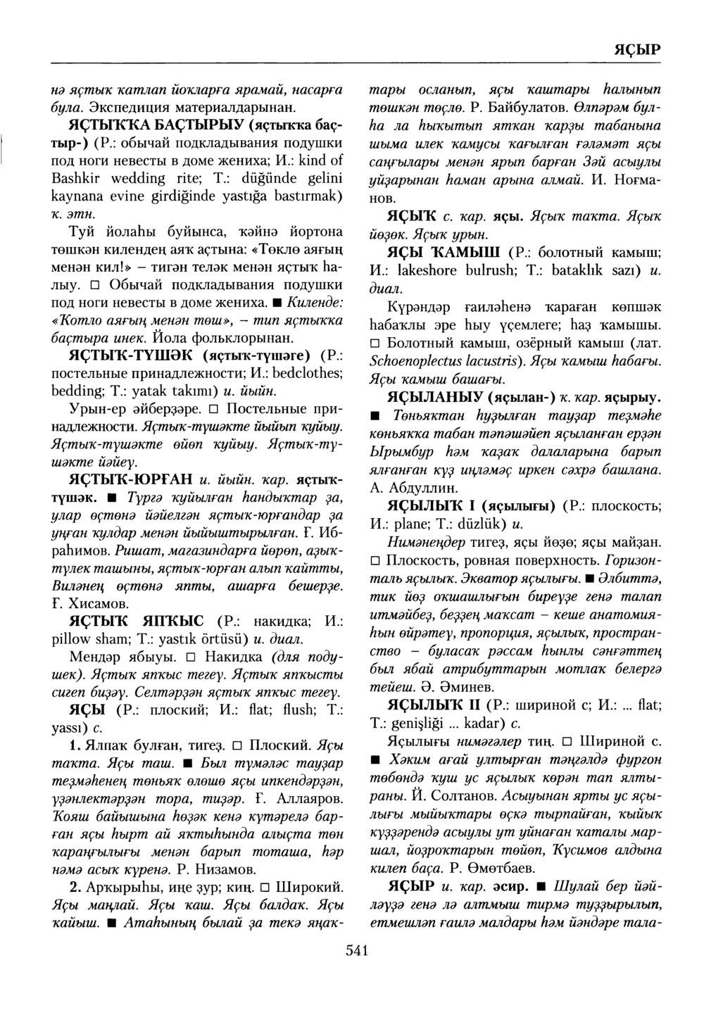 Башҡорт теленең академик һүҙлеге. Том X
