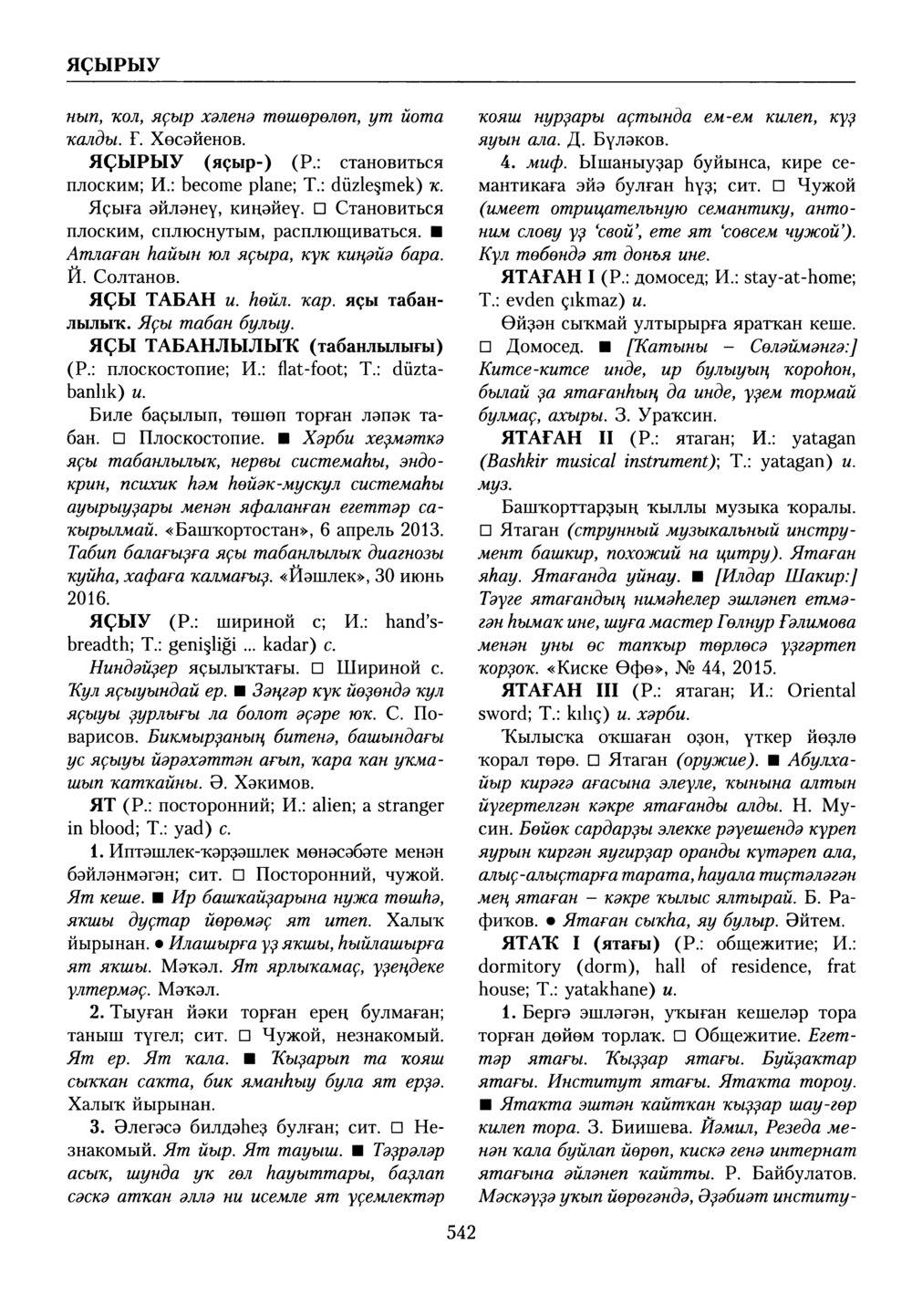 Башҡорт теленең академик һүҙлеге. Том X