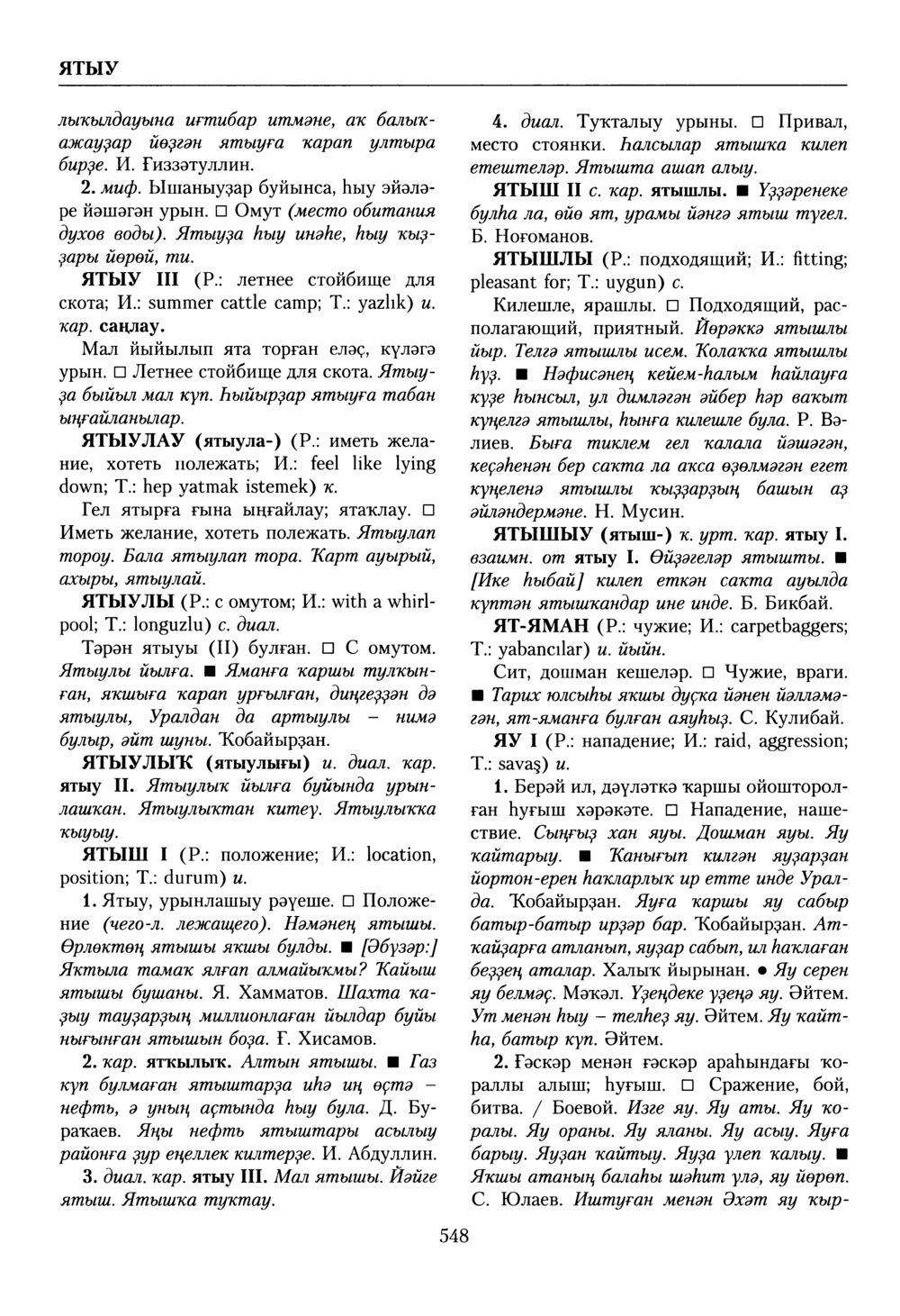 Башҡорт теленең академик һүҙлеге. Том X