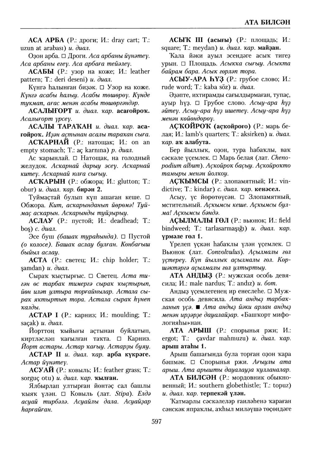 Башҡорт теленең академик һүҙлеге. Том X