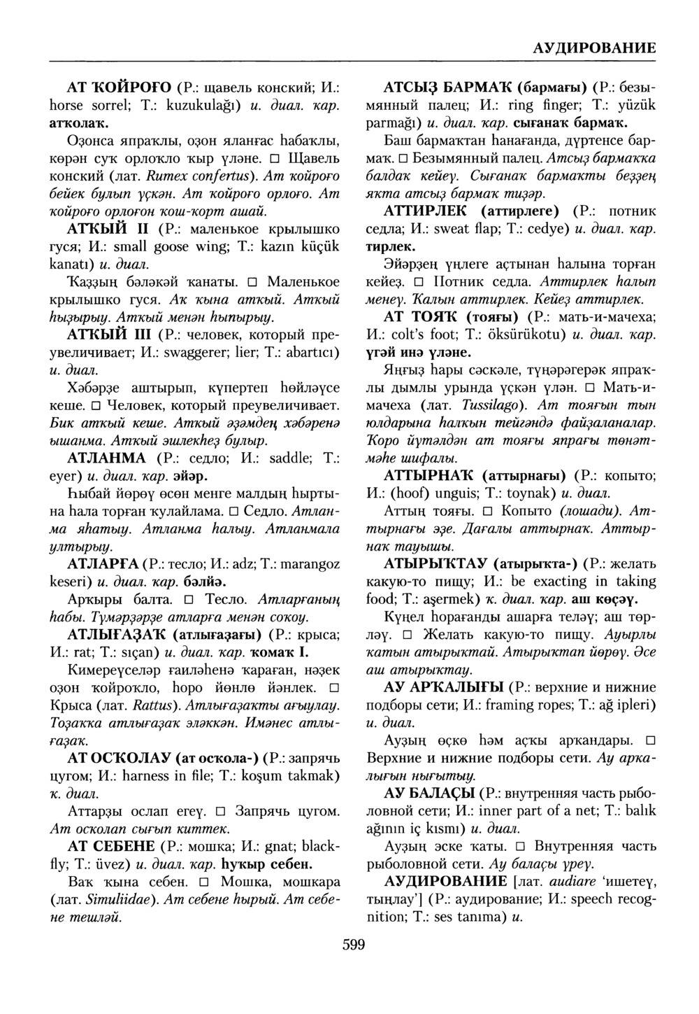 Башҡорт теленең академик һүҙлеге. Том X