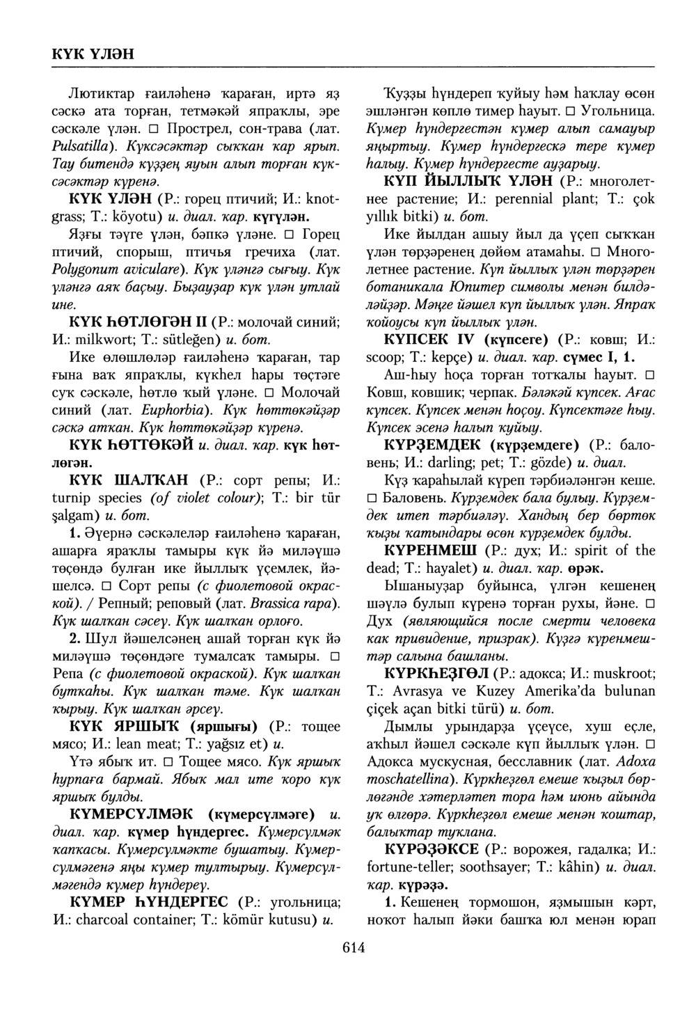 Башҡорт теленең академик һүҙлеге. Том X