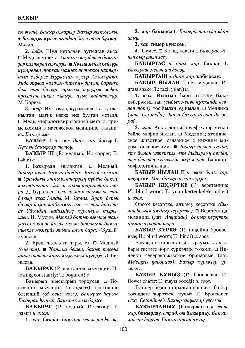 Башҡорт теленең академик һүҙлеге. Том II