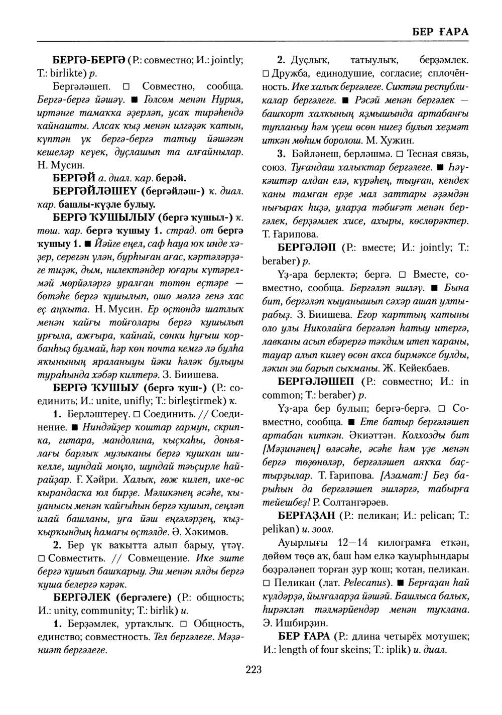 Башҡорт теленең академик һүҙлеге. Том II