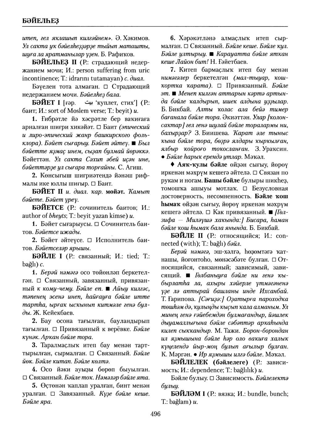Башҡорт теленең академик һүҙлеге. Том II
