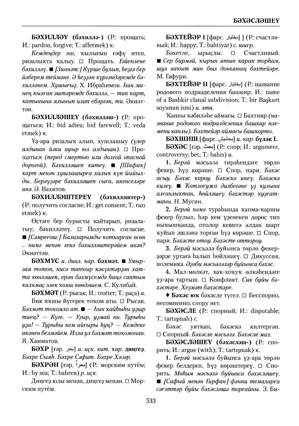 Башҡорт теленең академик һүҙлеге. Том II