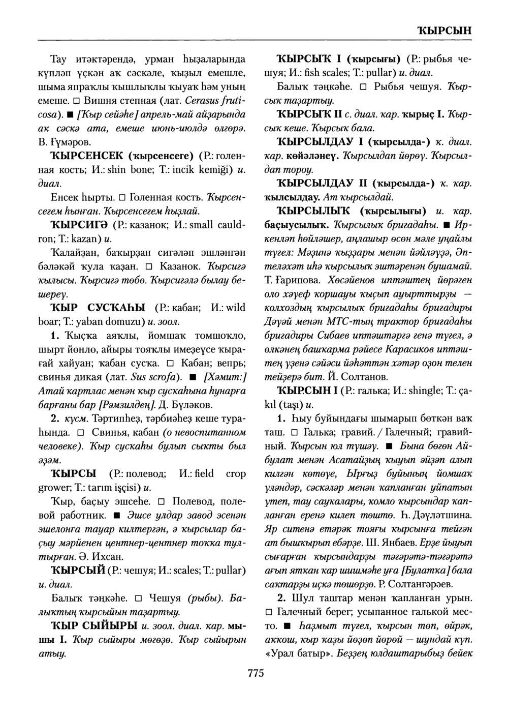 Башҡорт теленең академик һүҙлеге. Том V