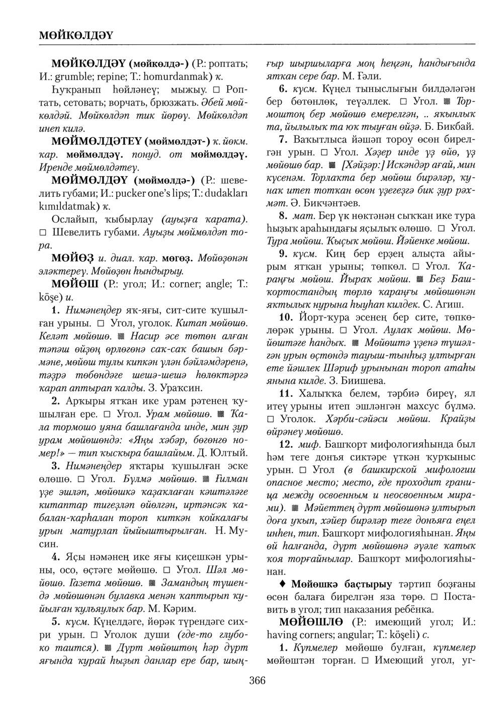 Башҡорт теленең академик һүҙлеге. Том VI