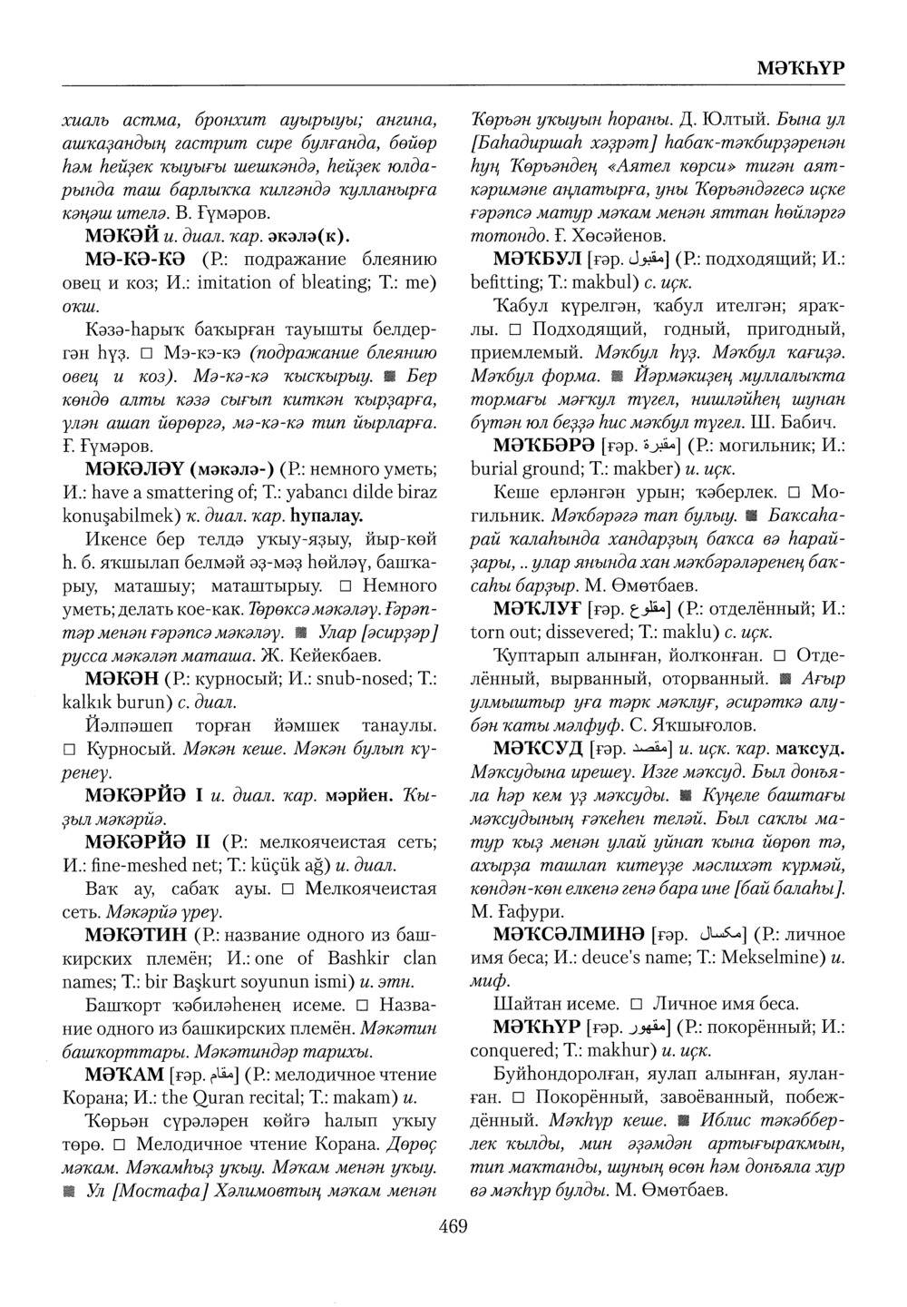 Башҡорт теленең академик һүҙлеге. Том VI