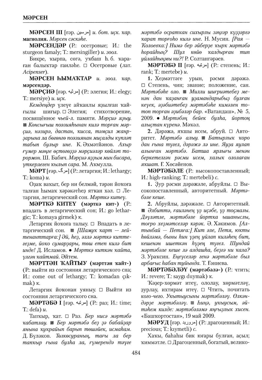 Башҡорт теленең академик һүҙлеге. Том VI