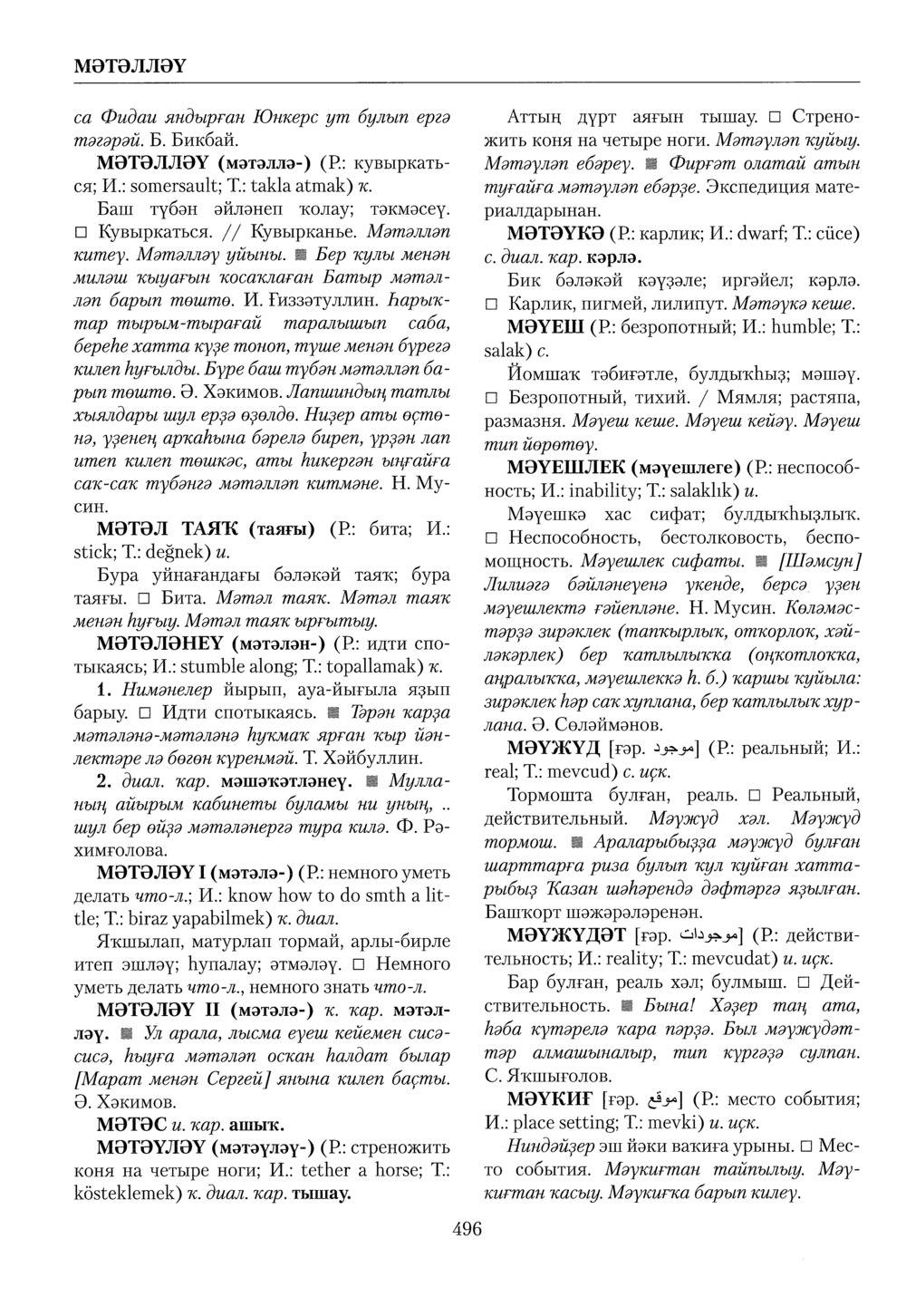 Башҡорт теленең академик һүҙлеге. Том VI