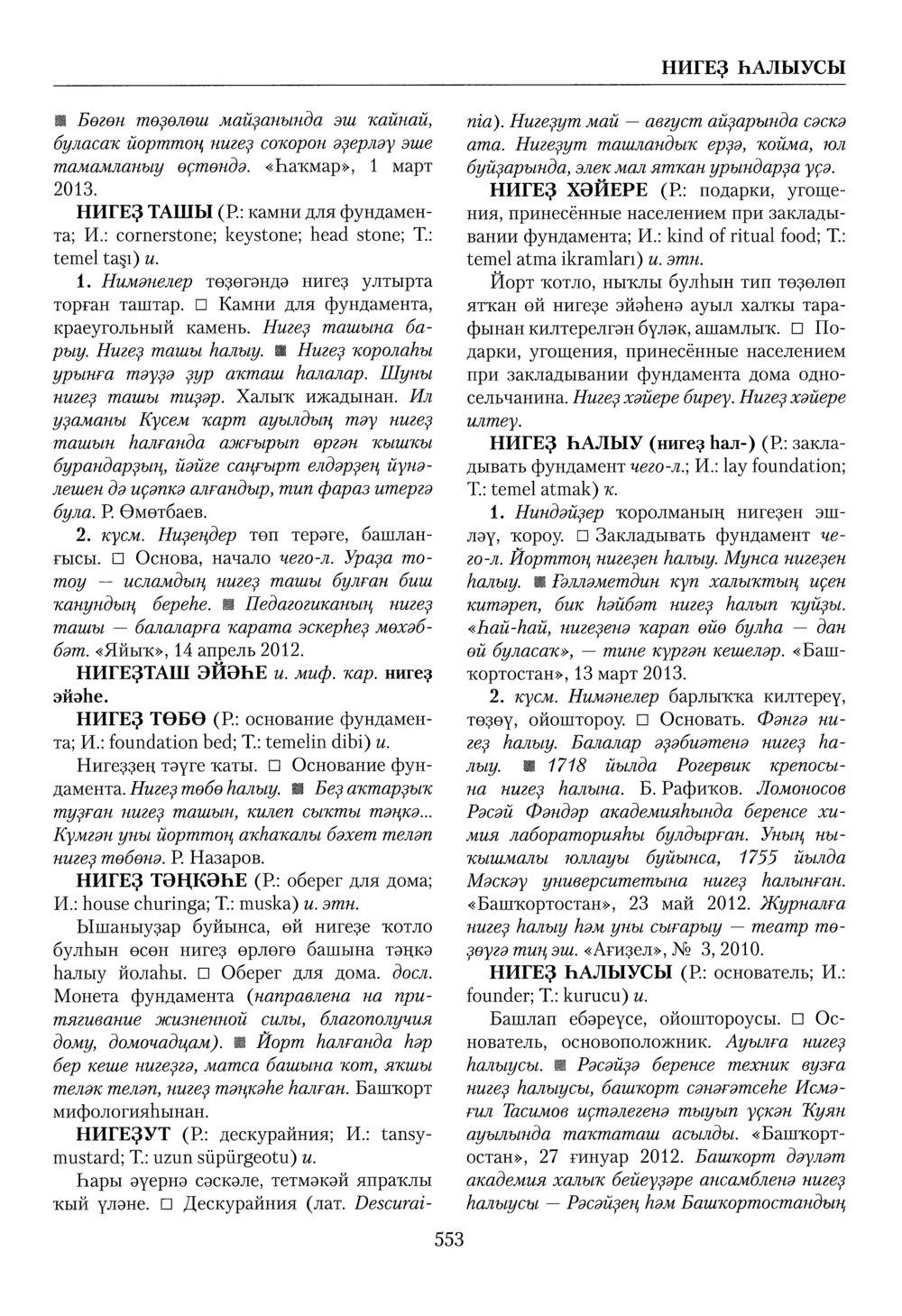 Башҡорт теленең академик һүҙлеге. Том VI