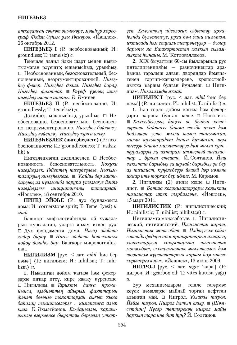 Башҡорт теленең академик һүҙлеге. Том VI