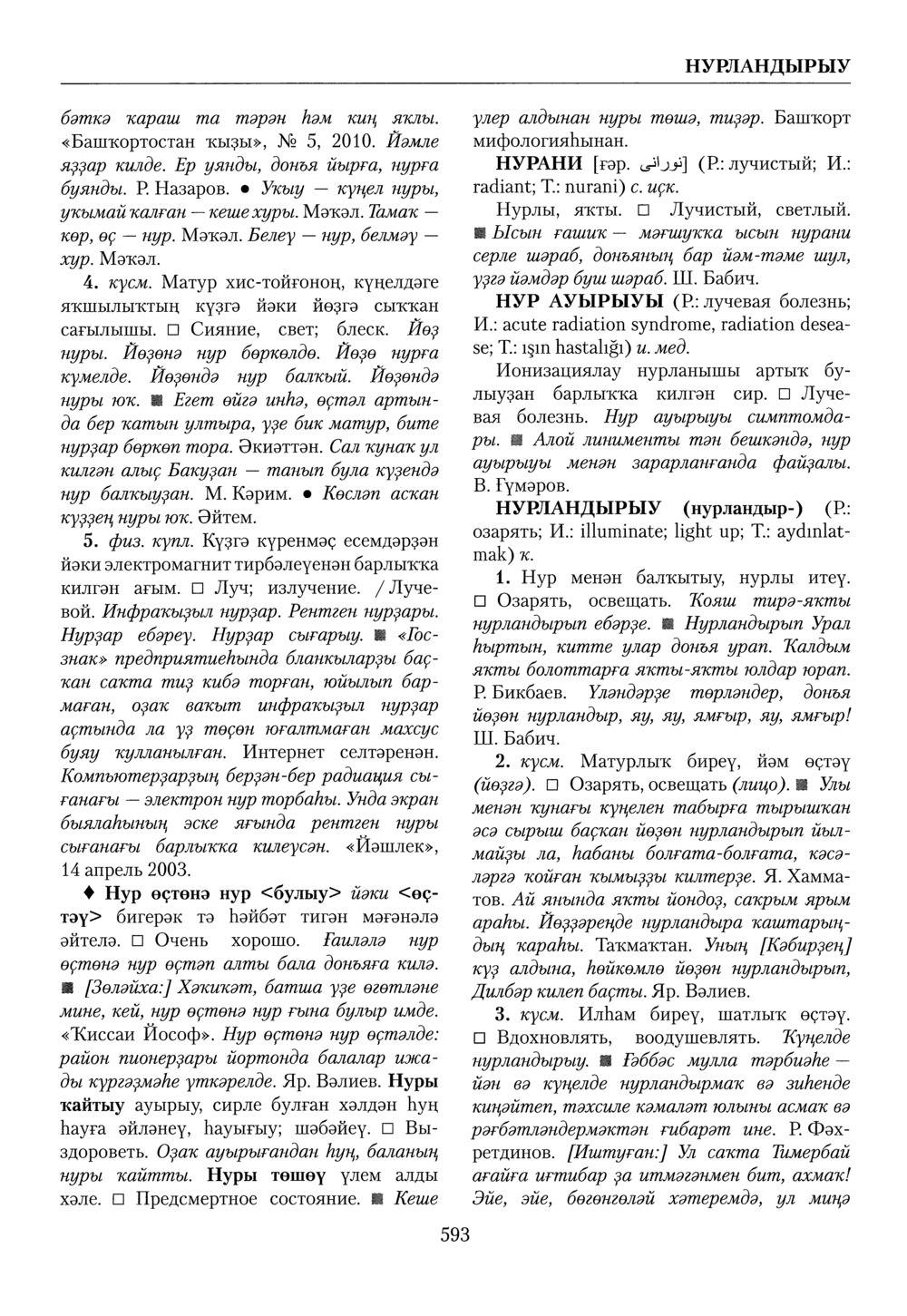 Башҡорт теленең академик һүҙлеге. Том VI
