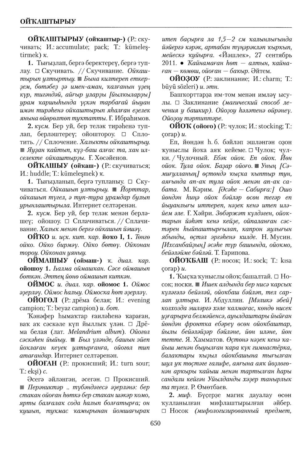 Башҡорт теленең академик һүҙлеге. Том VI