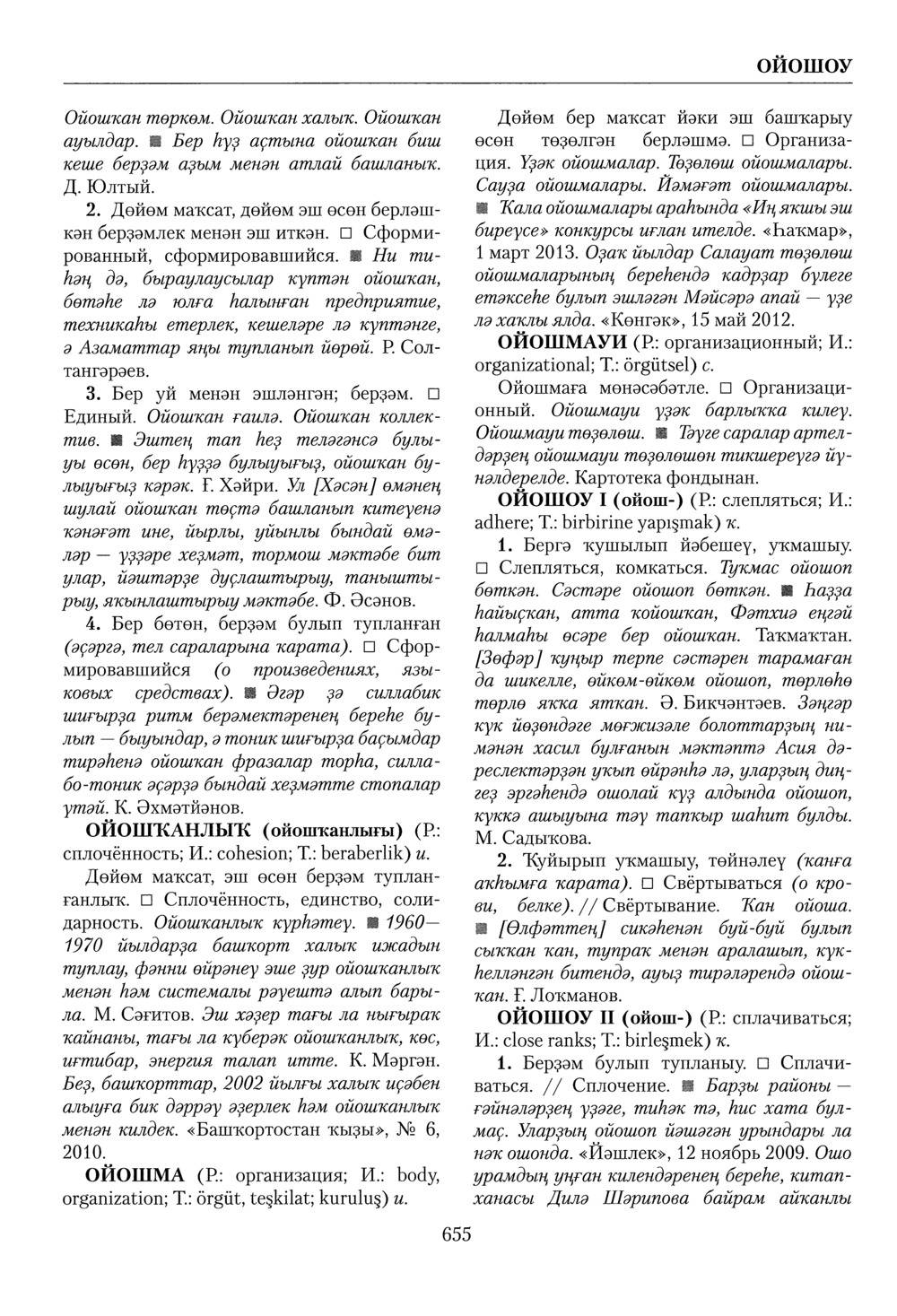 Башҡорт теленең академик һүҙлеге. Том VI