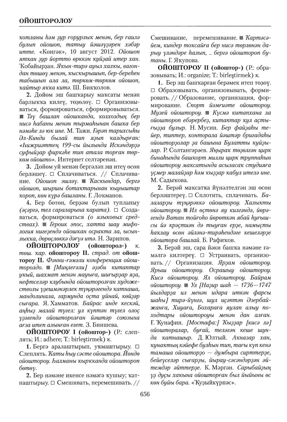Башҡорт теленең академик һүҙлеге. Том VI