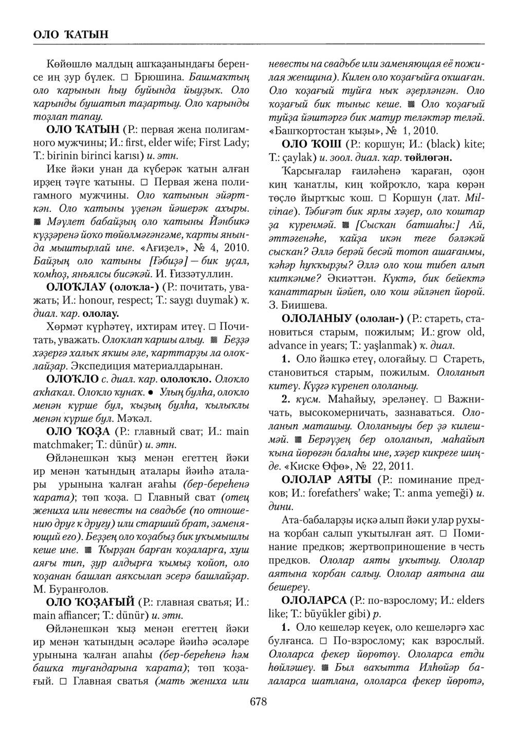 Башҡорт теленең академик һүҙлеге. Том VI