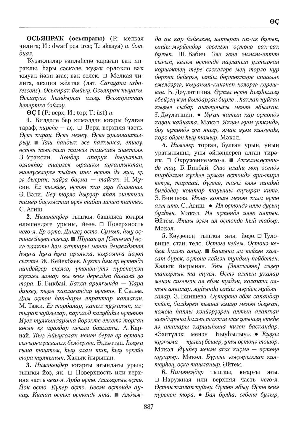 Башҡорт теленең академик һүҙлеге. Том VI