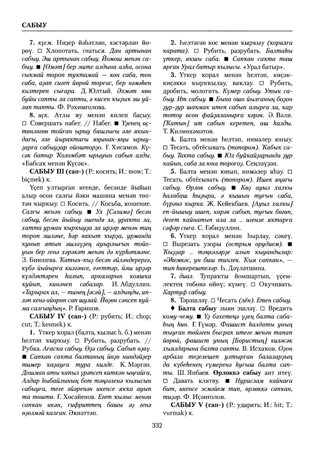 Башҡорт теленең академик һүҙлеге. Том VII