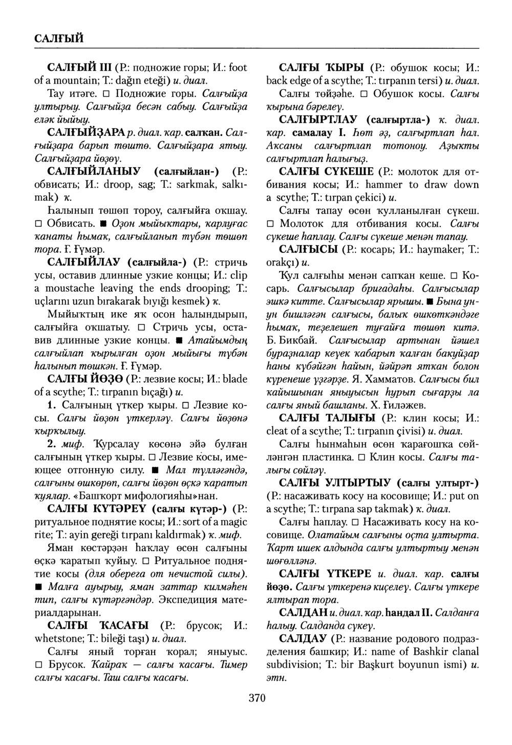 Башҡорт теленең академик һүҙлеге. Том VII