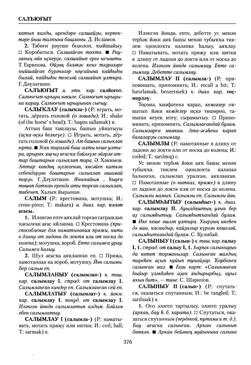 Башҡорт теленең академик һүҙлеге. Том VII
