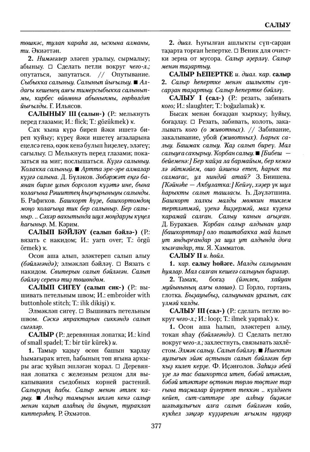 Башҡорт теленең академик һүҙлеге. Том VII