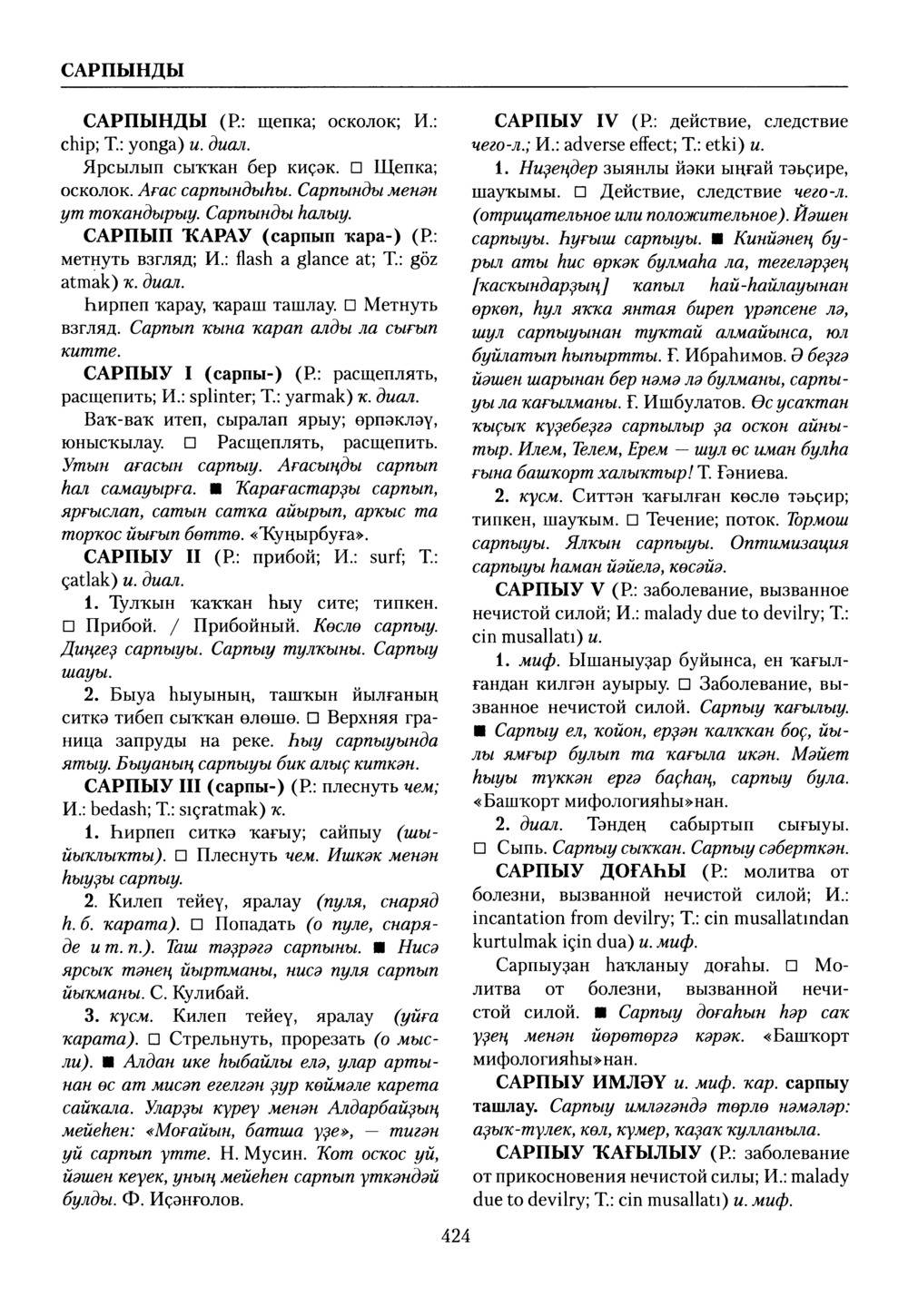 Башҡорт теленең академик һүҙлеге. Том VII