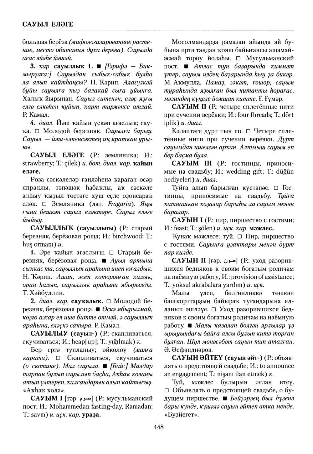 Башҡорт теленең академик һүҙлеге. Том VII