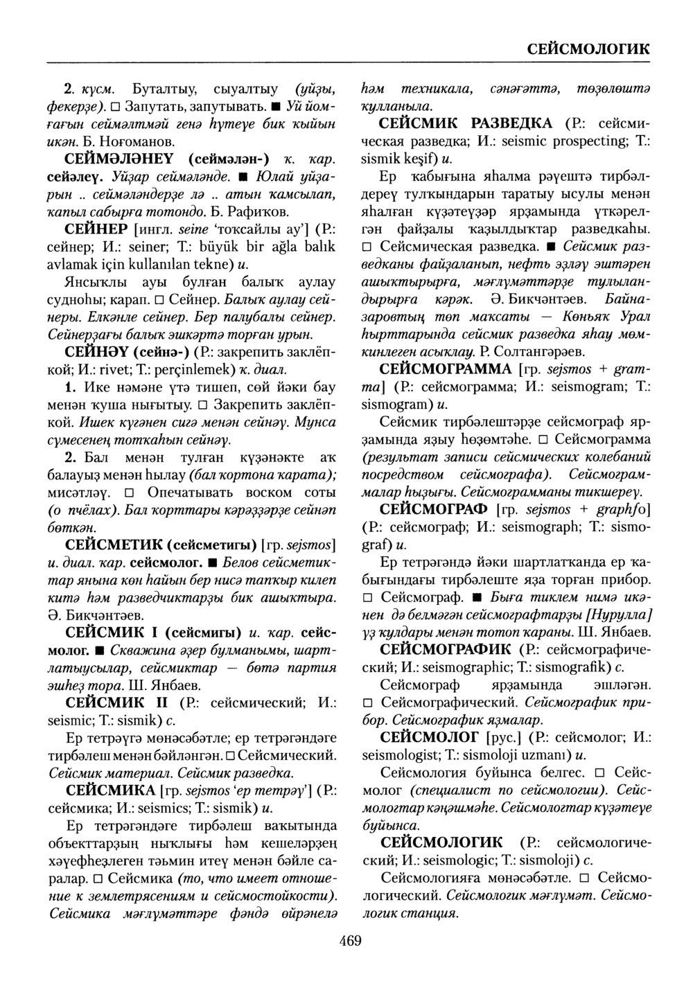 Башҡорт теленең академик һүҙлеге. Том VII