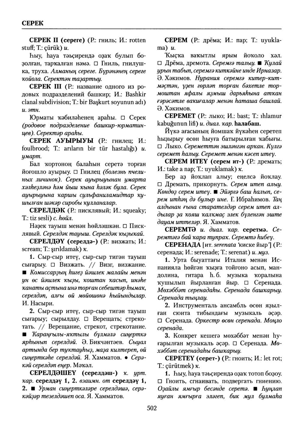 Башҡорт теленең академик һүҙлеге. Том VII