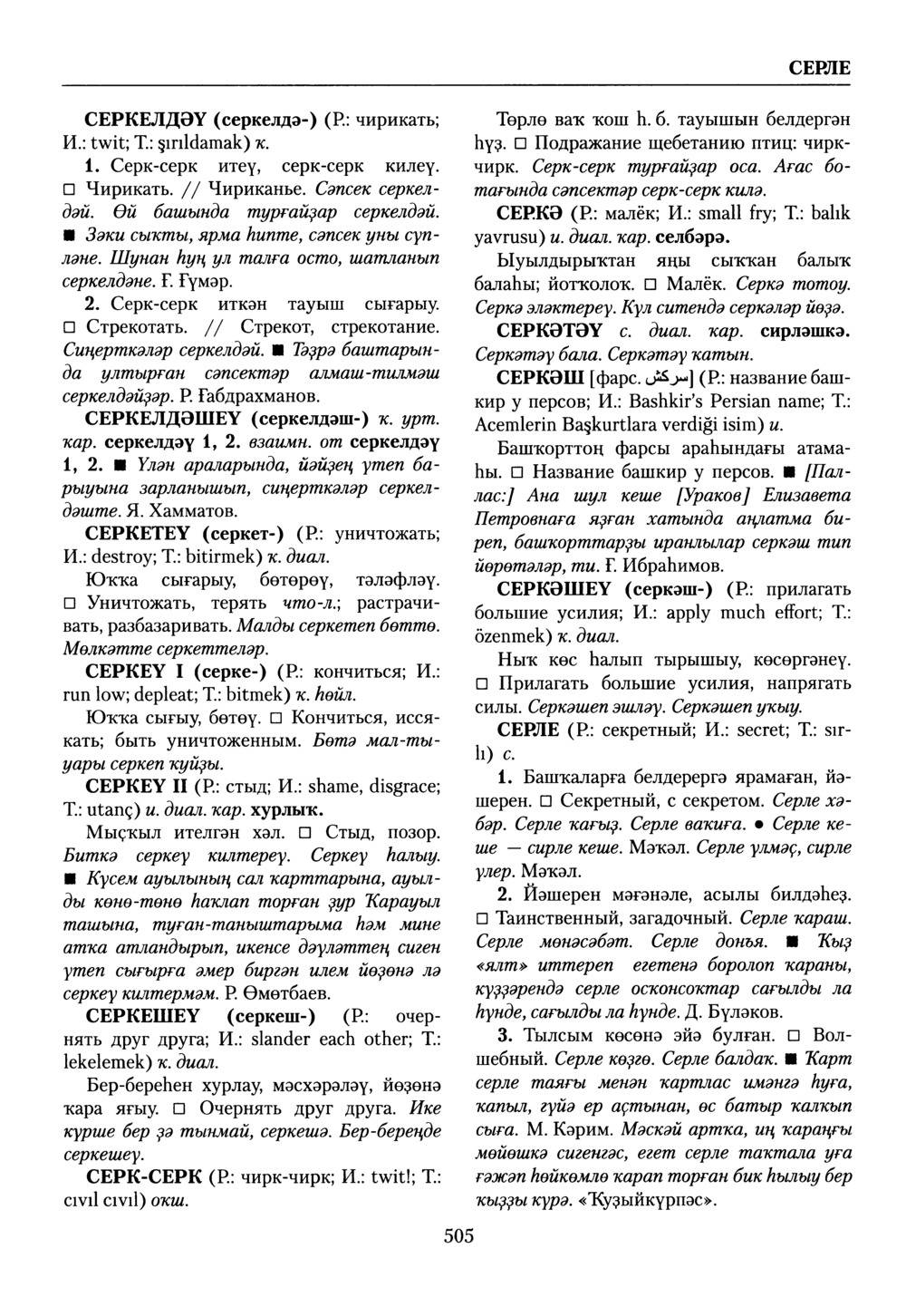 Башҡорт теленең академик һүҙлеге. Том VII