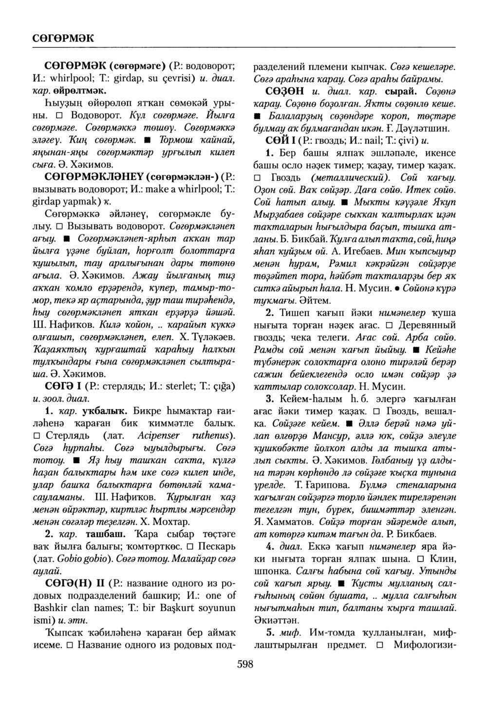 Башҡорт теленең академик һүҙлеге. Том VII