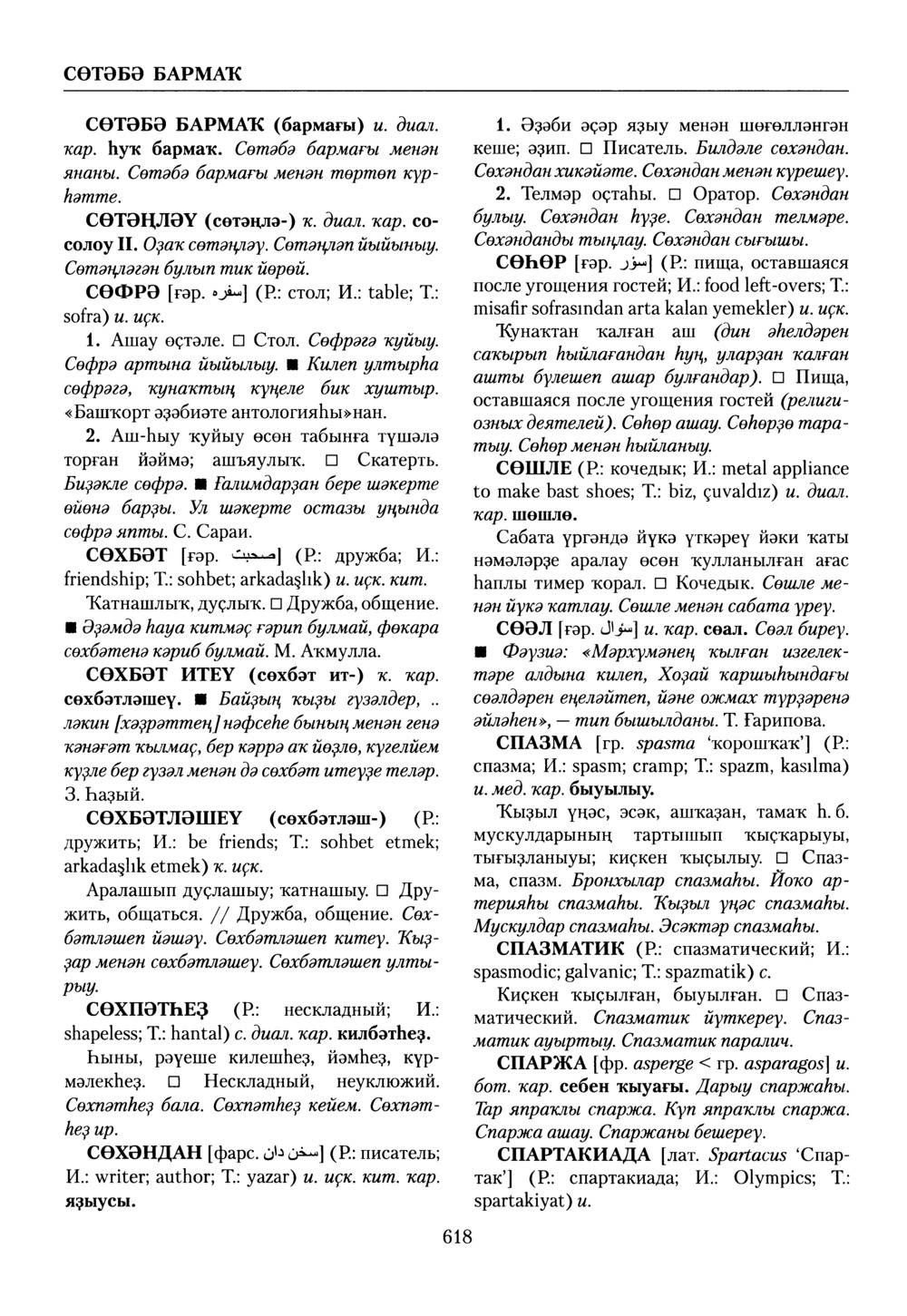 Башҡорт теленең академик һүҙлеге. Том VII