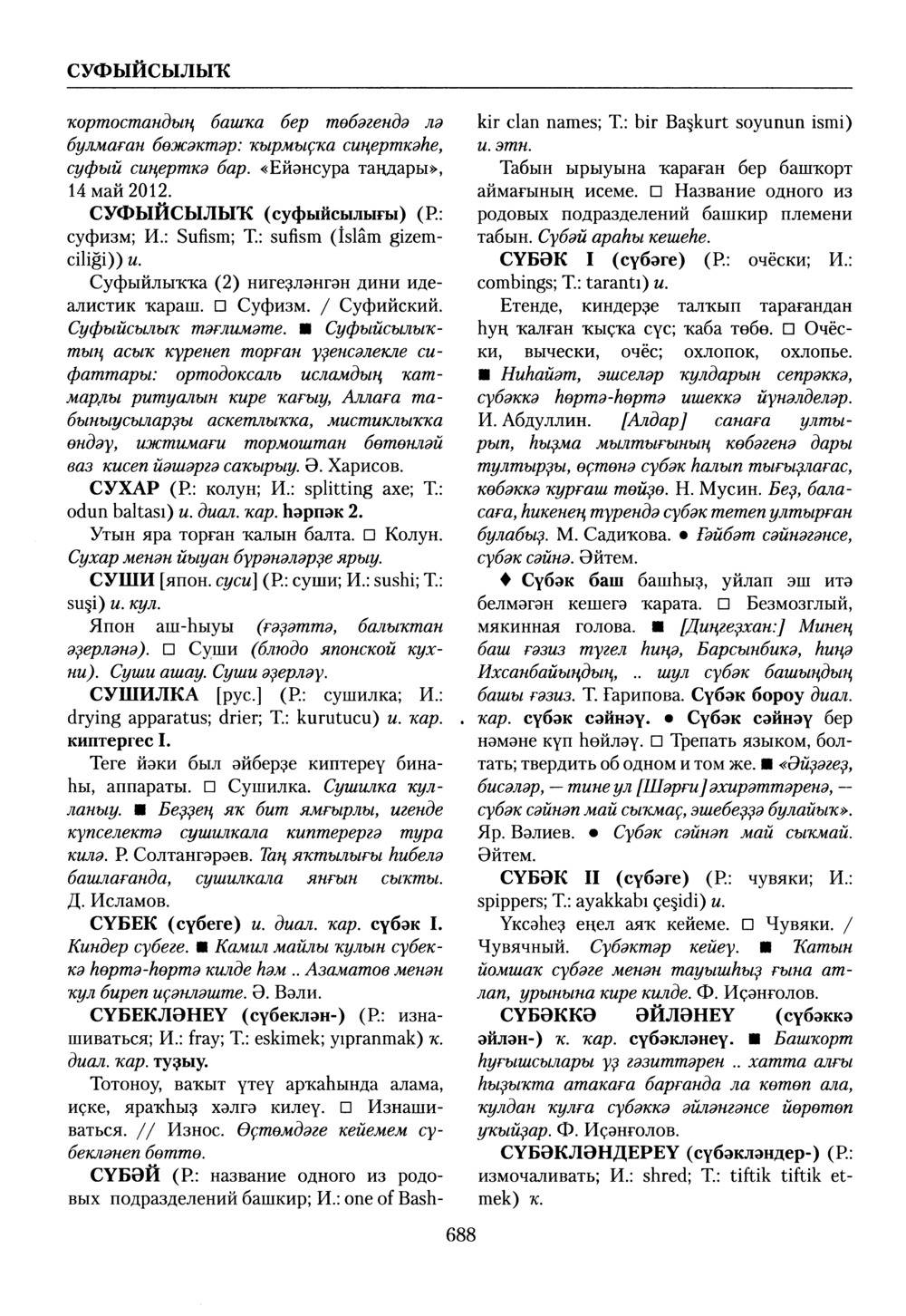 Башҡорт теленең академик һүҙлеге. Том VII