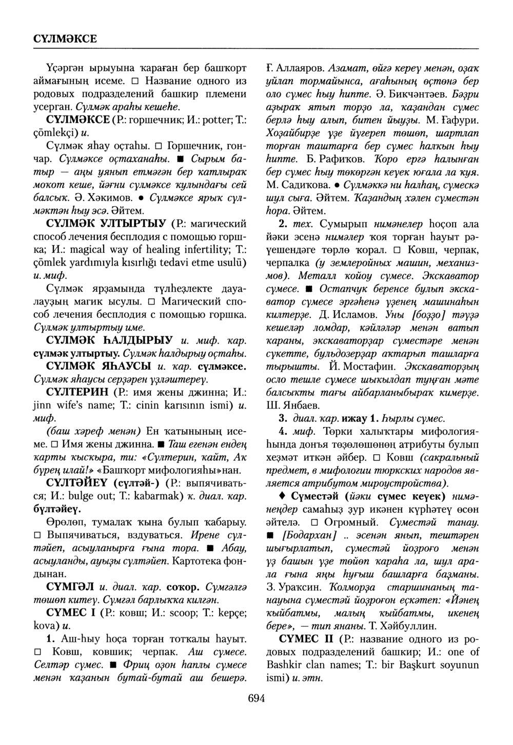 Башҡорт теленең академик һүҙлеге. Том VII