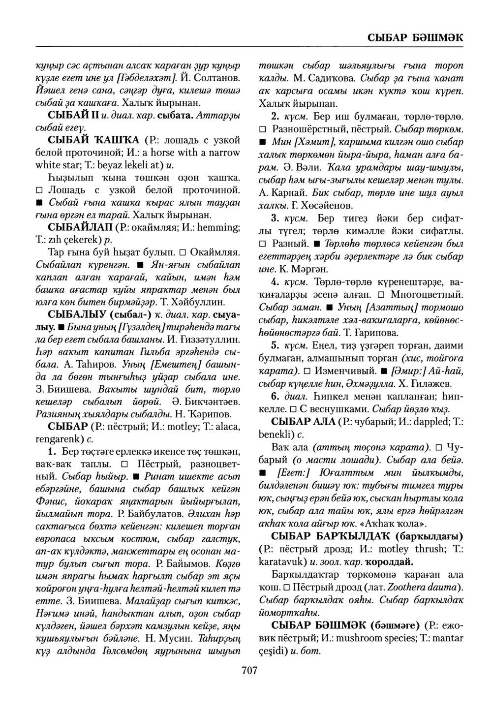 Башҡорт теленең академик һүҙлеге. Том VII