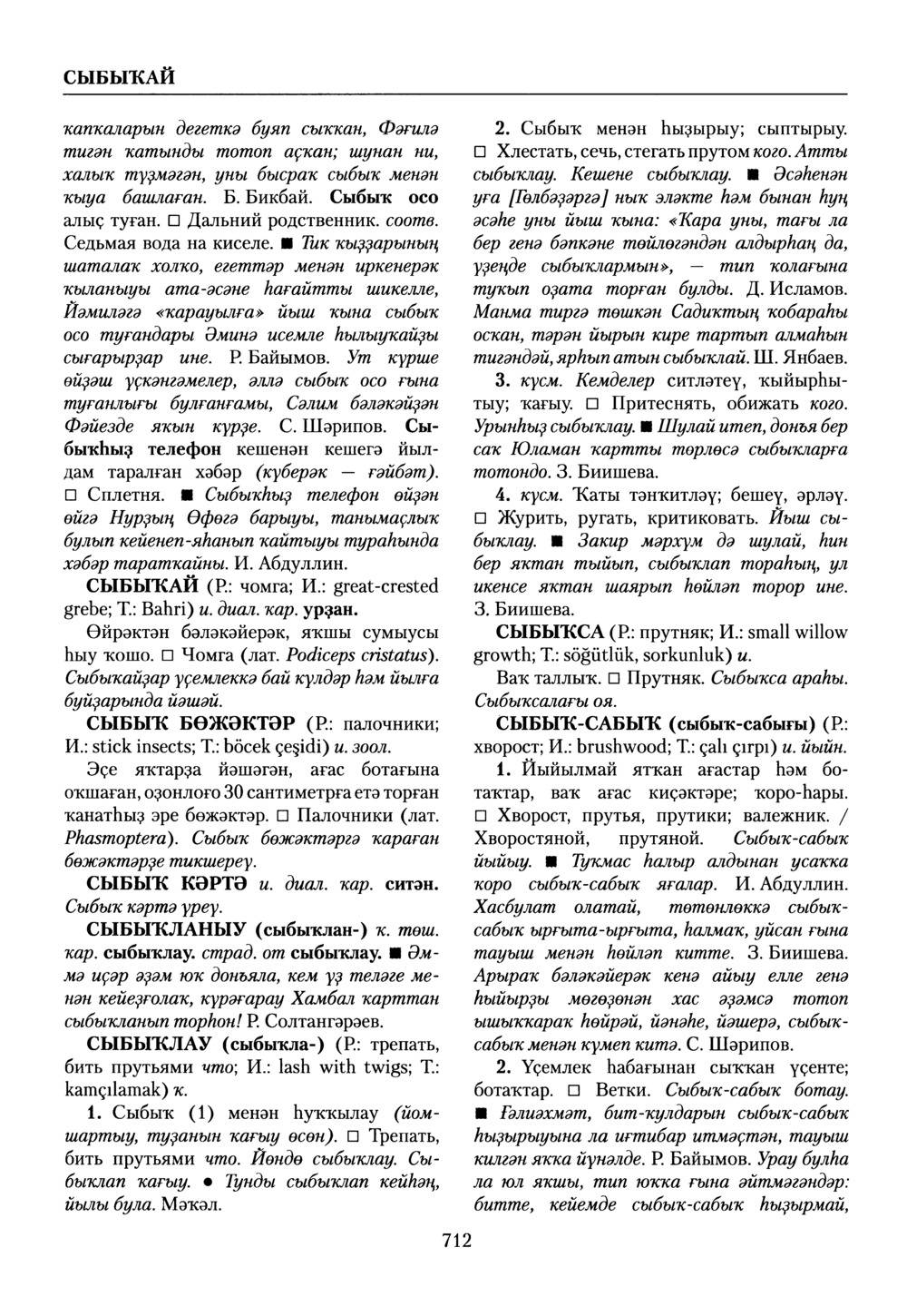 Башҡорт теленең академик һүҙлеге. Том VII